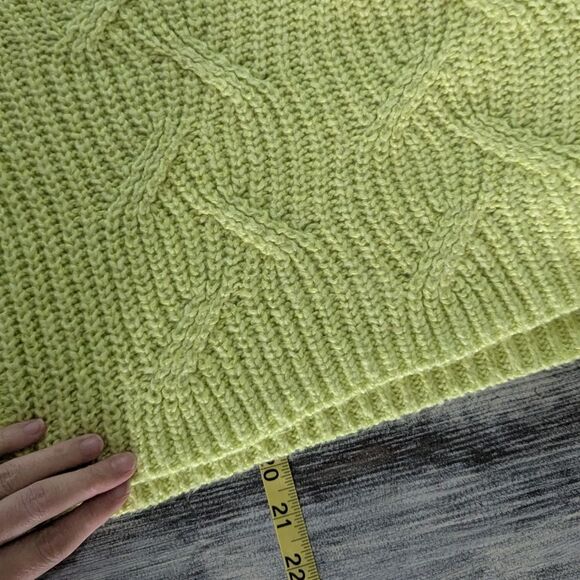 NWT American Eagle  Cable Knit Mock Kneck Chunky Sweat Size L - Picture 5 of 7